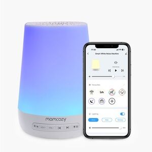 NWT Momcozy Smart White Noise Machine with Color Light & App Control